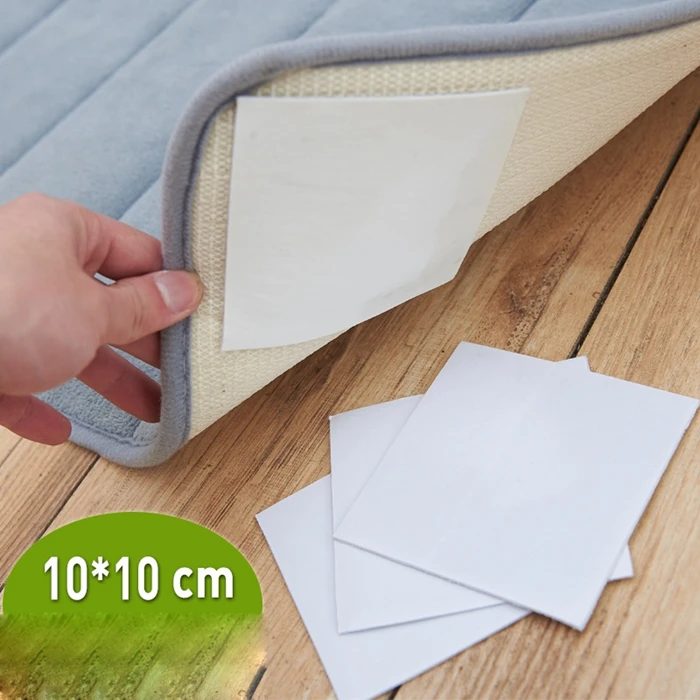 Double Sided Self Adhesive Furniture Felt Pad Anti Slip Floor Mat Sticker Carpet Corner Edge Binding Tape Area Rug Gripper