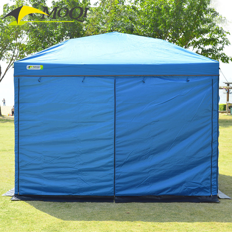 Easy Pop-up Canopy Tent  Instant Canopies with 4 Removable  Mosquito Netting and Shade Curtains  SideWalls Blue