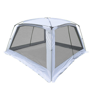 MOQI Screen Awning sunscreen Sunshade Ceiling Large Space Free Gazebo Tents of Movement Two Doors Anti-mosquito Tent Mesh Canopy