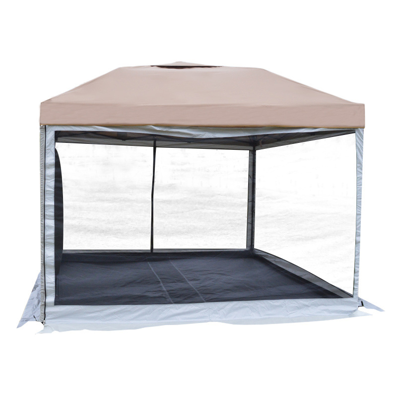 Four-corner automatic folding tent with single-layer screen screen wall mosquito net tent anti mosquito tent