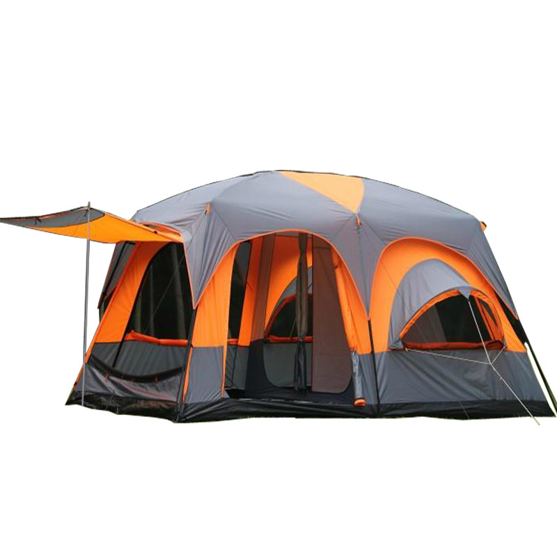 MOQI 8-12 Person Ultralight Large Space Luxury Family Camping Tent Waterproof Outdoor Glamping Wholesale Tent with Logo