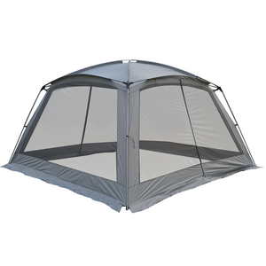 3.65*3.65 m tent with awning, sunshade tent, Portable Mesh Screenhouse Arbor Canopy for Backyard and Camping