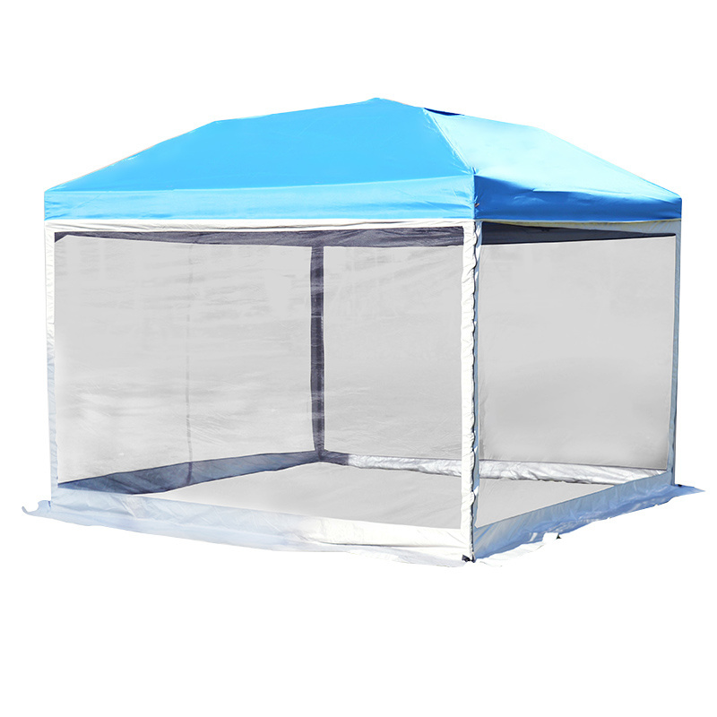 Four-corner automatic folding tent with single-layer screen screen wall mosquito net tent anti mosquito tent