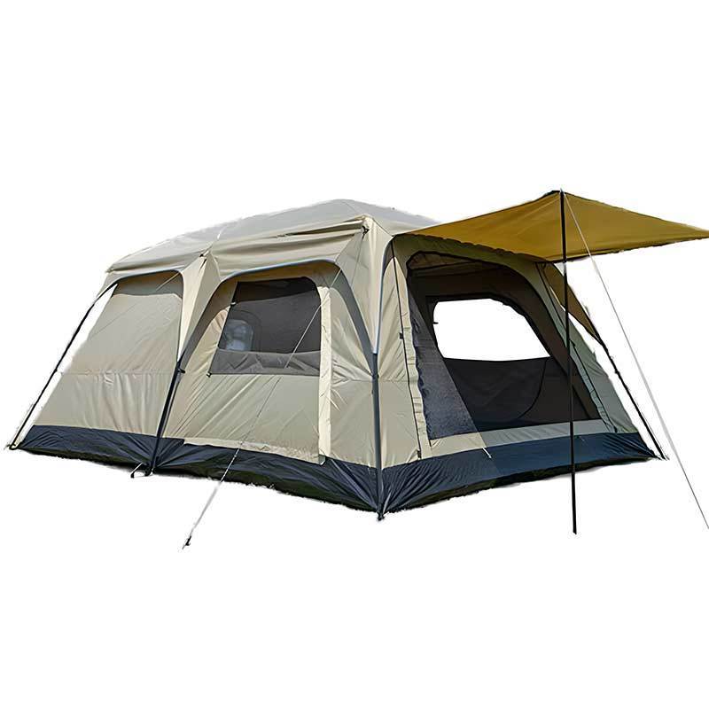 Waterproof Extra Large Space 2 Rooms 1 Living Room Tents 8-12 Persons Portable Family Tent 4-5 Person Outdoor Camping Tent