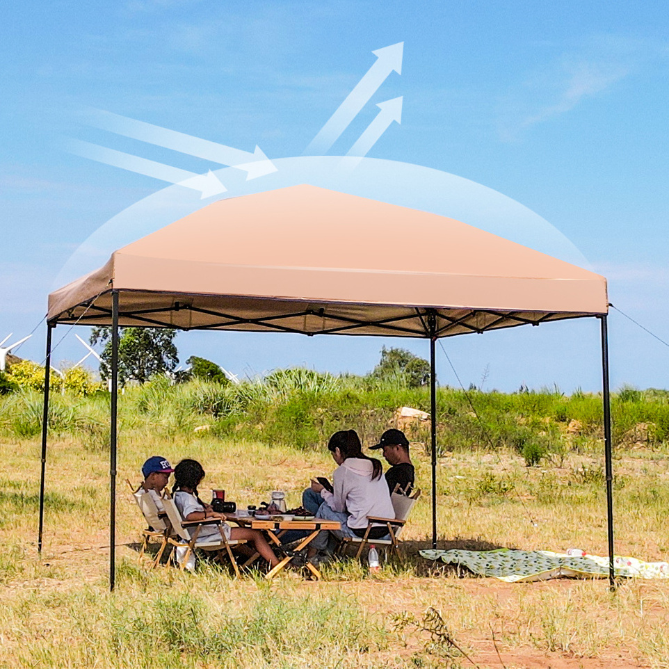 Xiamen MOQI Quick Opening Sunshade Canopy Rainproof Waterproof Instant Gazebo Tent Outdoor Gazebos 3x3