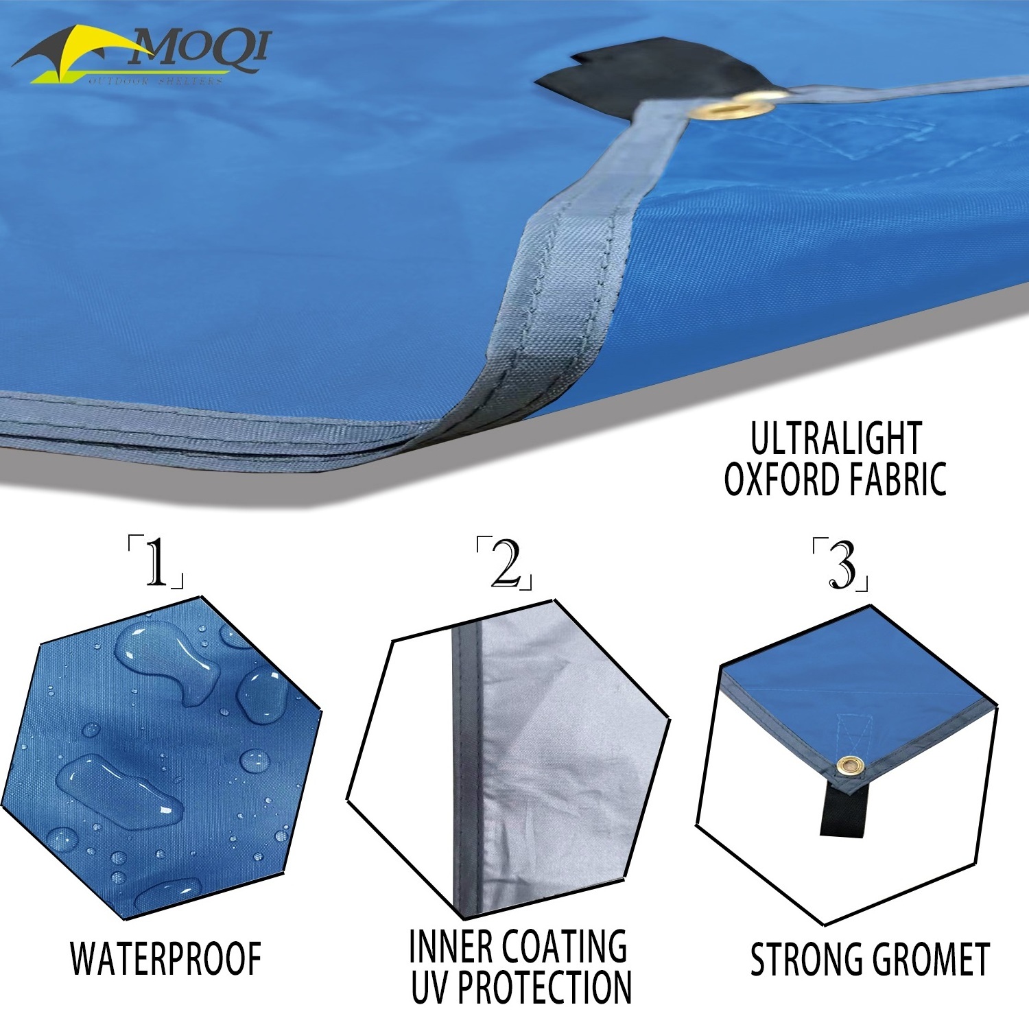 Tarp Tent 10x10FT Waterproof Tarp Hammock Rain Fly,Sun Shade Tarp Outdoor Shelter Picnic Mat Beach Blanket Footprint for Camping