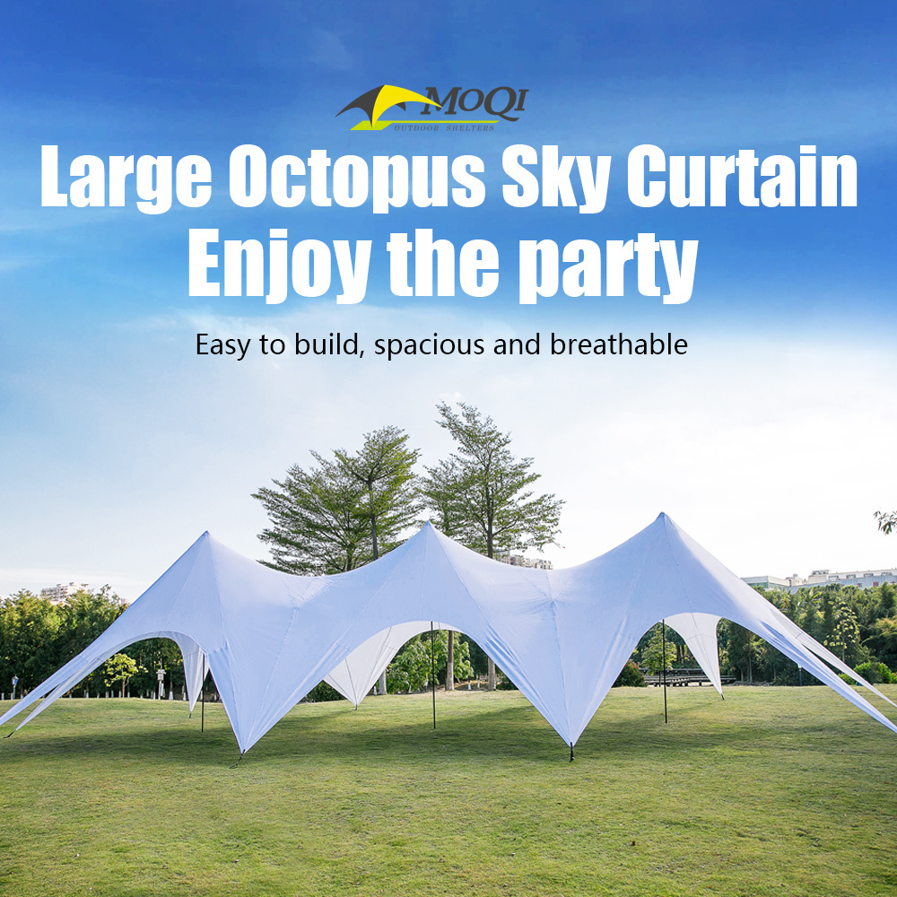 Big Octopus Curtain Large Living Room Awning Outdoor Canopy Tent 40-60 People Trade Show Canopy Tent for Picnic Party Event