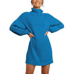 Green women's sweater soft warm up long women sweater fashionable Turtleneck sweaters