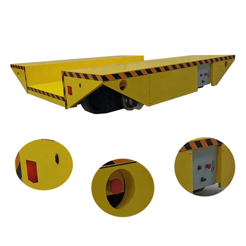 Battery Operated Steerable Material Industrial Trackless Electric Transfer Cart