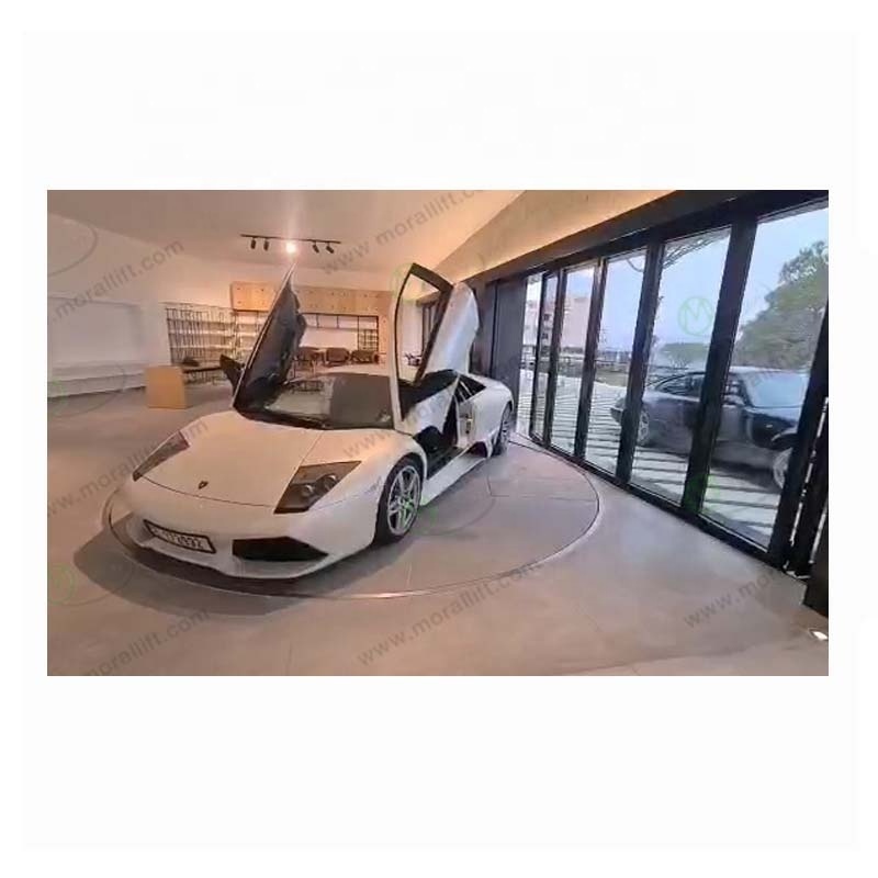 360 degree driveway car turntable for garage