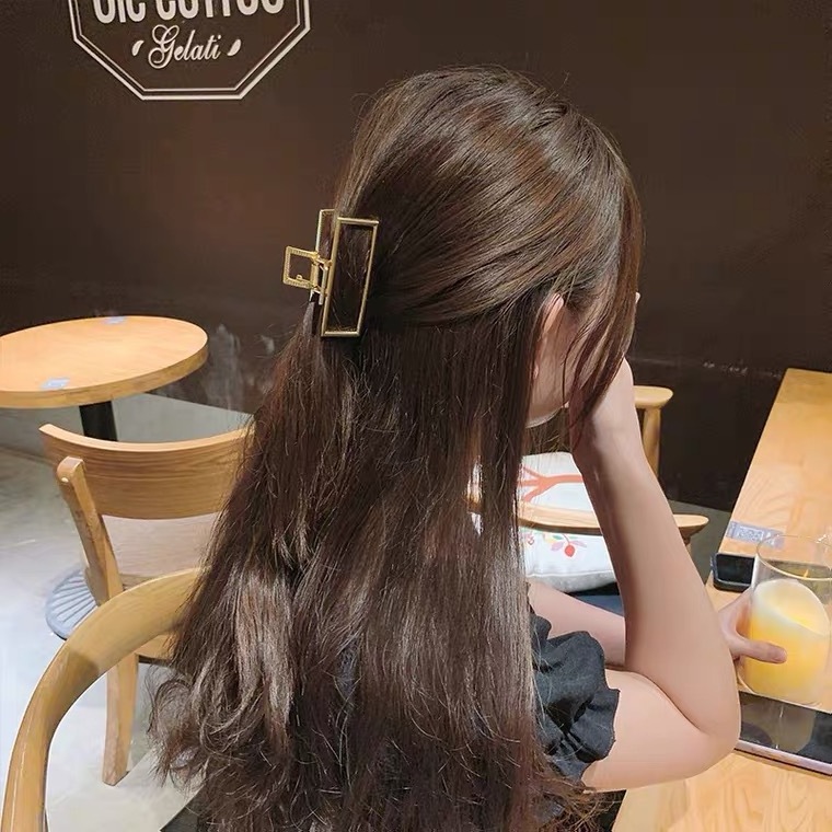 Large Metal Hair Claw for women extra big size hair pin for Thick Hair 2022 spring Accessories