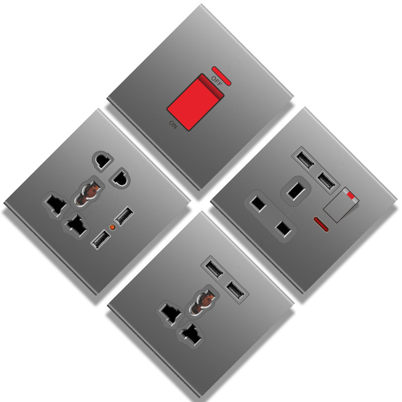 T3  wholesale ultra-thin high quality switches and sockets  pc piano switch socket  wall switch