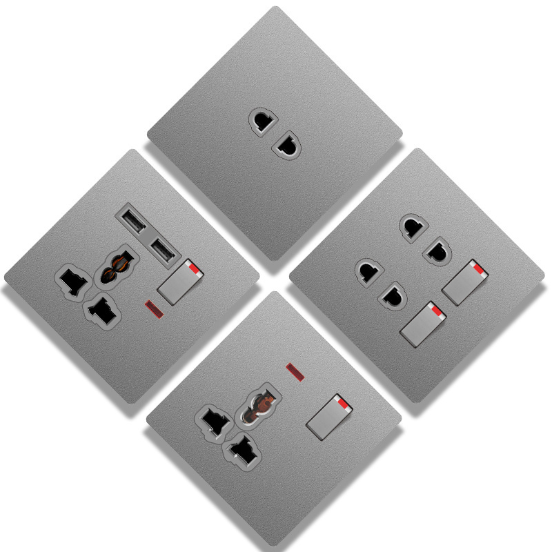 T1 UK electrical supplies 13amps 15amps 3pin 5 pin  wall socket electric outlet wall switch cover switch socket