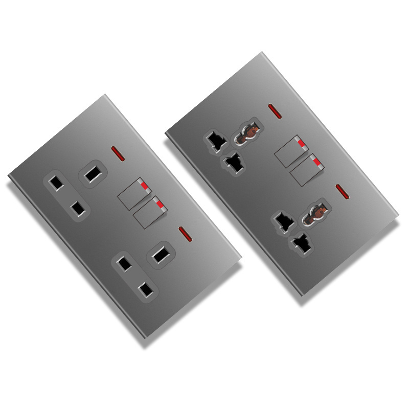 T3  wholesale new design PC ultra-thin wall switch socket modern luxury wall switch switches and socket