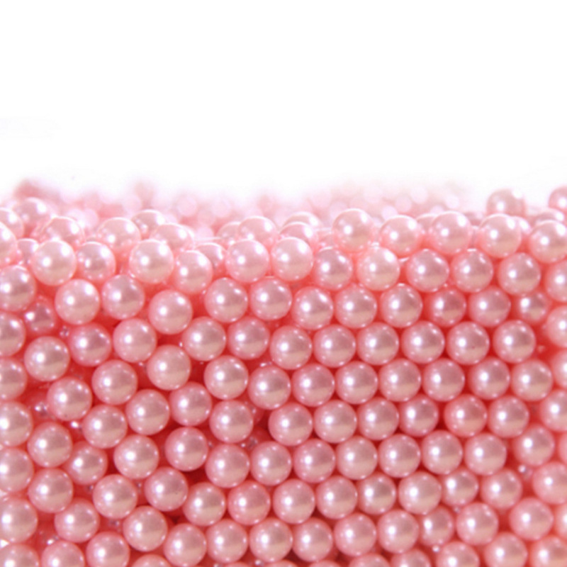 8MM Imitation Pearl ABS Simulation Pearl Pure White Non-porous Jewelry Clothing Accessories Cosmetics Decorative Accessories