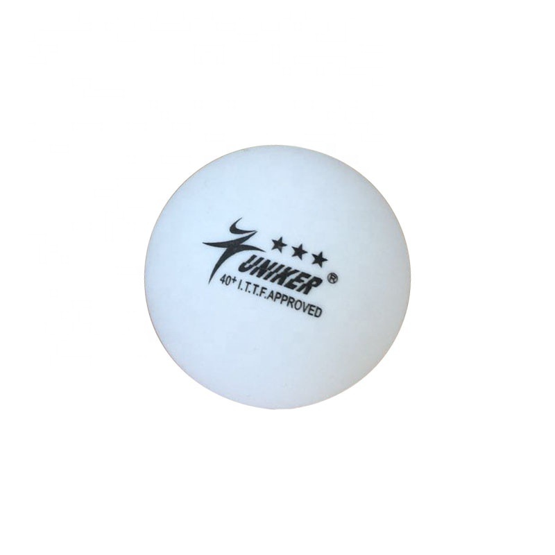 Uniker 3 Star Pingpong Balls 40+ Advanced ABS Plastic Table Tennis Ball with Seam Three Star Pingpong Balls