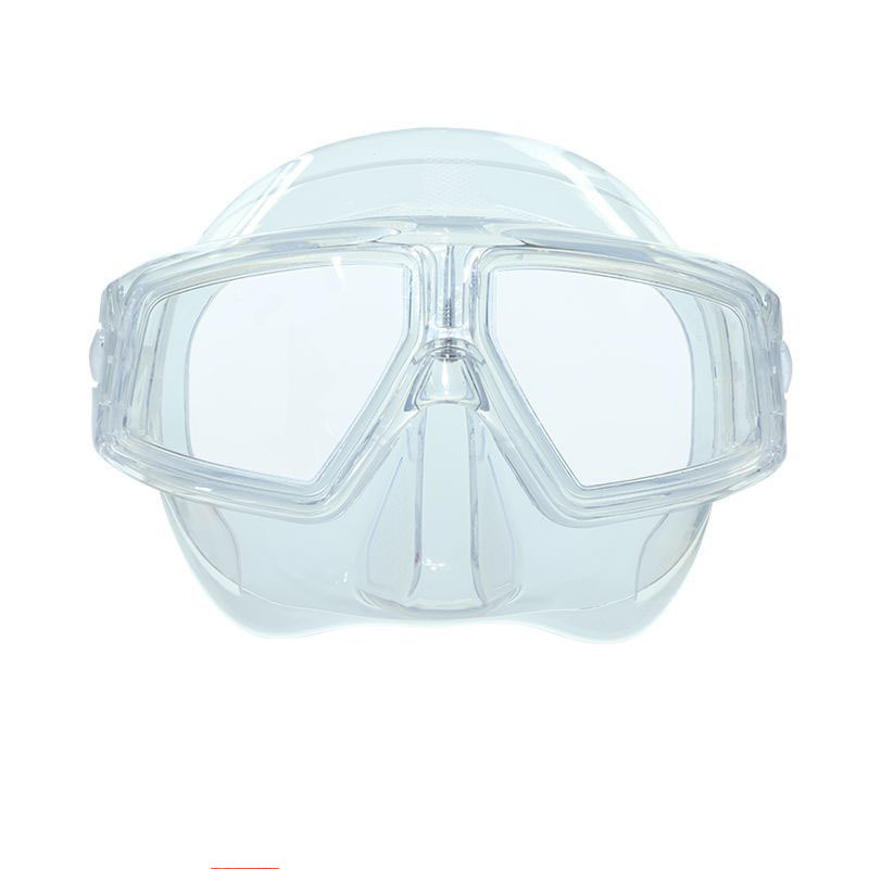 Diving Mask Panoramic Swim Mask Anti-Fog Scuba Diving Goggles Tempered Glass Dive Mask Adult Youth Swim Goggles with Nose Cover