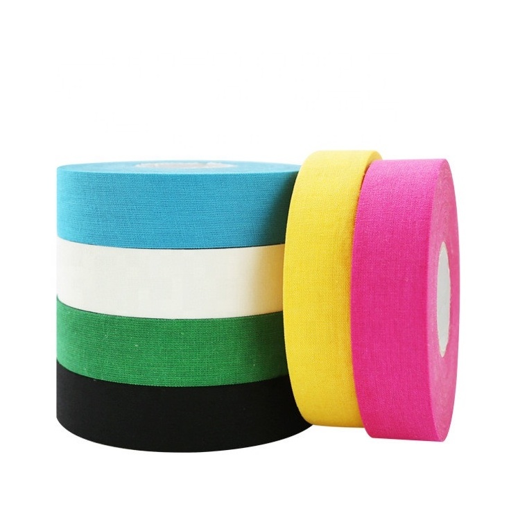 Multipurpose Cloth Sports Tape Roll for Roller Ice Hockey Stick Handles Blades Lacrosse Sticks Baseball Bats Tapes Golfers Tape