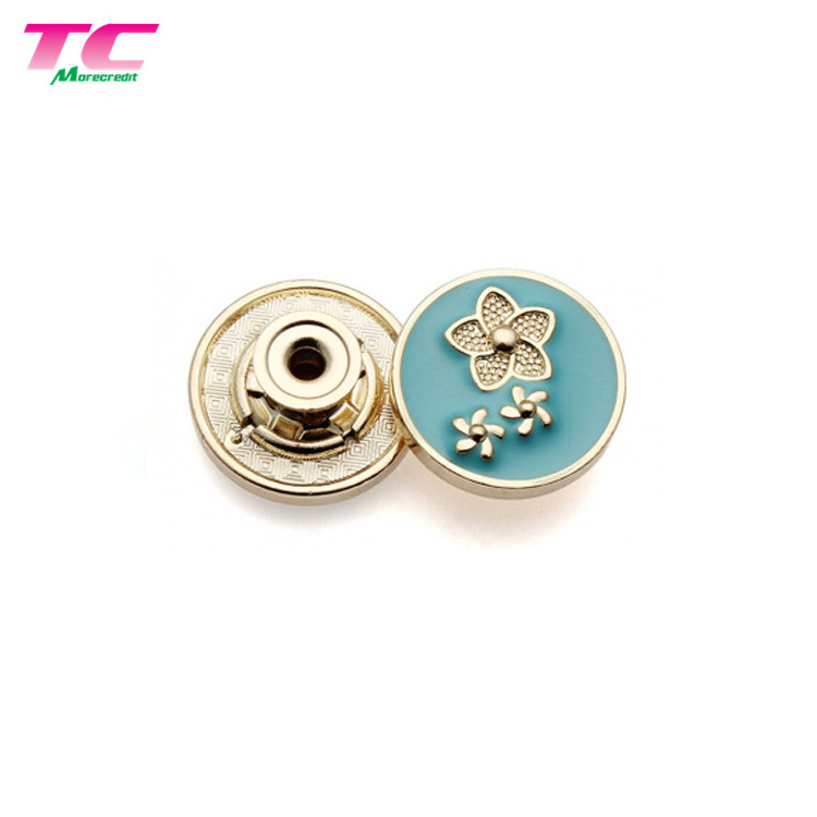 Factory Supply tack buttons for jeans round button jean and rivets