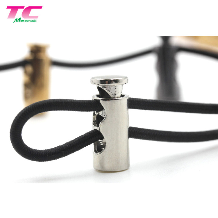 Wholesale Metal Adjustable Rope Stopper Button Hardware Factory, Metal Spring Cord Lock For Handbag Coats Jacket