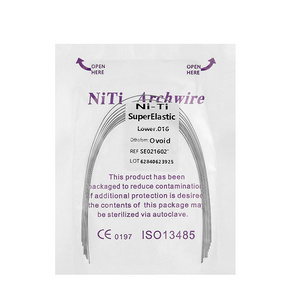 MoreDent Professional Dental Supply Super Elastic Niti Round Ovoid Natural archwires orthodontic brace wire for dentist