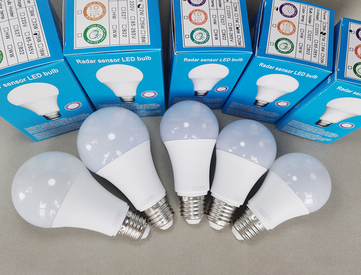 Smart LED sound control bulb Sound light control bulb  infrared human body sensor lamp corridor radar sensor bulb