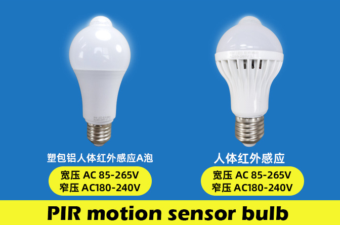 Smart LED sound control bulb Sound light control bulb  infrared human body sensor lamp corridor radar sensor bulb