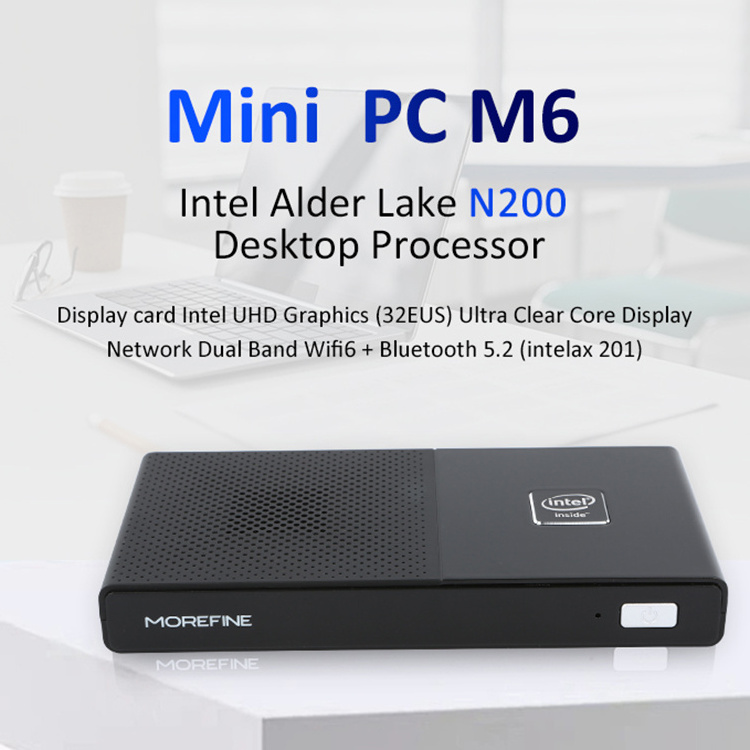 MOREFINE M6 Mini PC 12th Generation Intel N100  LPDDR5 NVMe SSD HDMI2.0 WiFi6 BT5.2 Taschen Computer