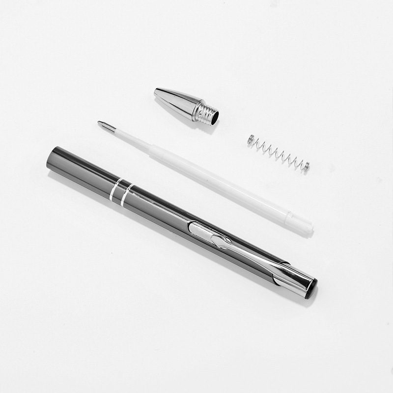 New Promotion Cheap price Ball Point Metal Pens With Personalized Laser Engraved Print Branded Logo Ballpoint Gift pen