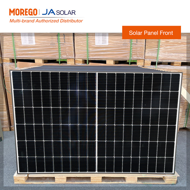 Available Stock JA solar deepblue 182mm half cell mono solar panel 405W 400W 410W 415W black solar panels By Moregosolar