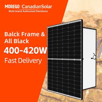 Canadian solar CS6R-410MB half-cell black solar panels 400 watt 405W 410W 415W 420W PV solar panel full black