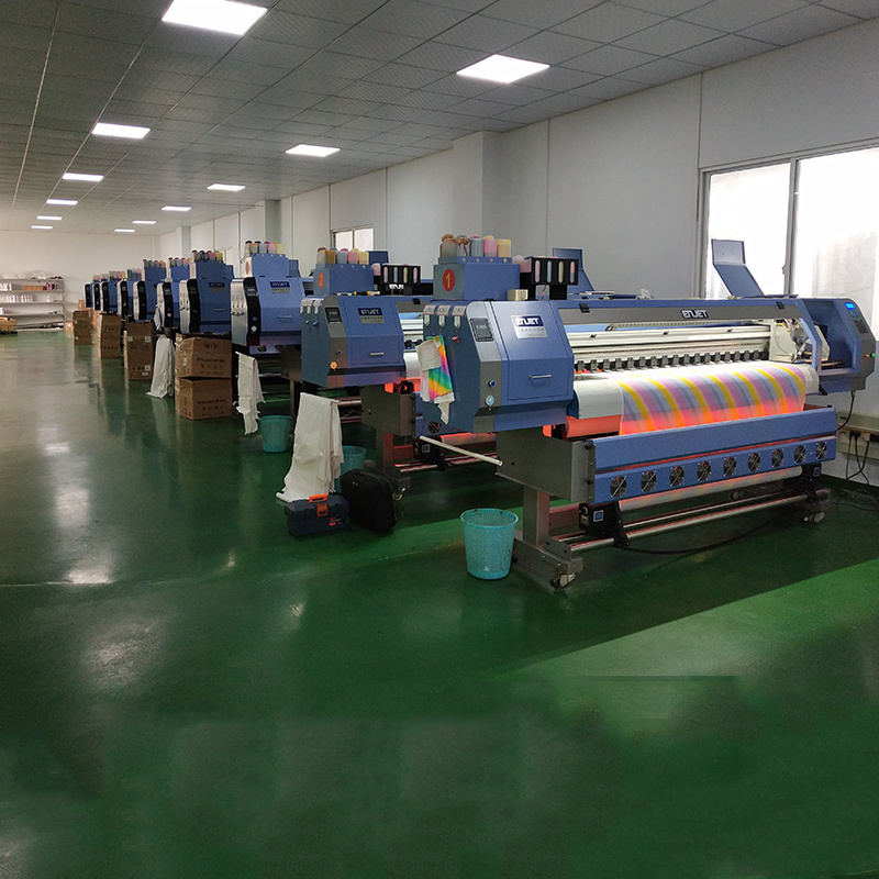 ENJET E74-180 Digital polyester curtain fabric printer dye sublimation digital printing machine