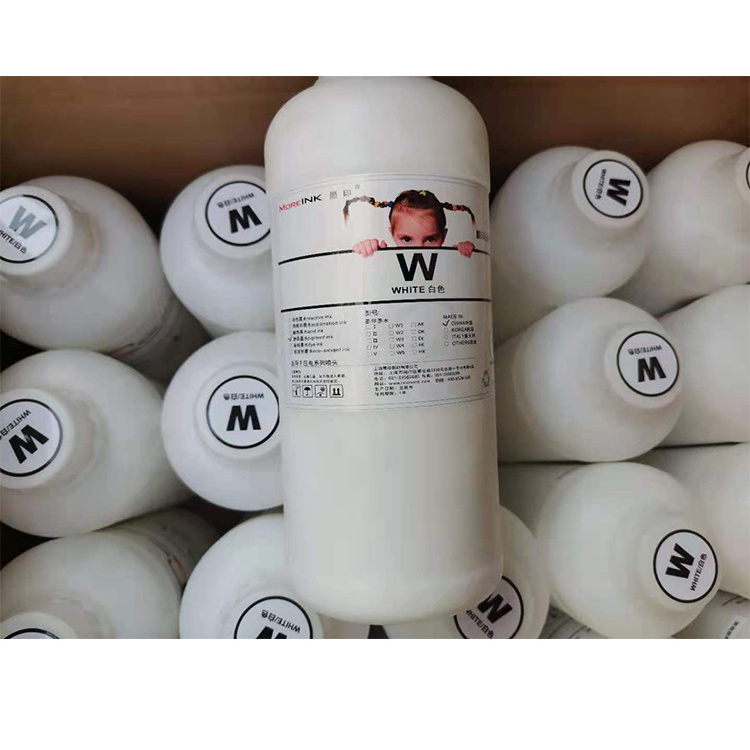 quick drying of ink1000ml CMYKW  Transfer T Shirt Printing DTF Bulk Ink For i3200 4720 DX5 Printhead Printer ink bank dtf ink