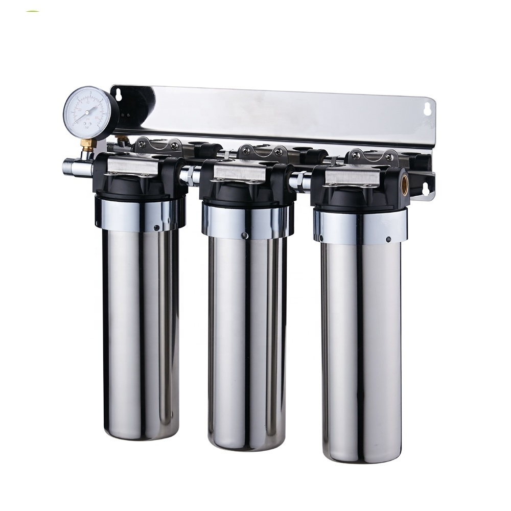 Water Filter Housing Stainless Steel 304 undersink  water filter cartridge housing for pre filter