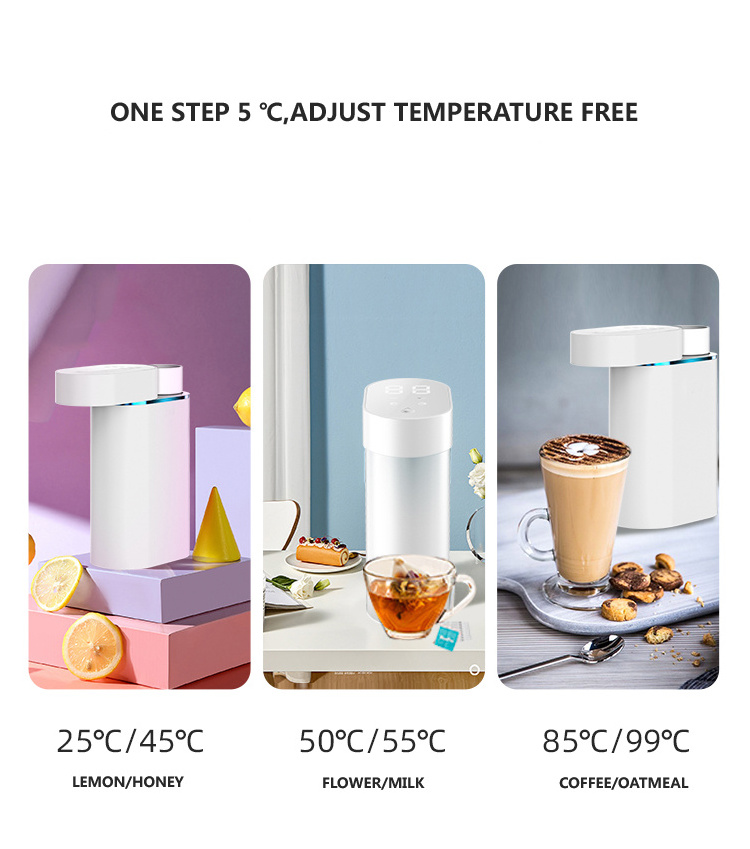 New design mini water dispenser portable instant hot water dispenser for travel office home water bottles quick heating