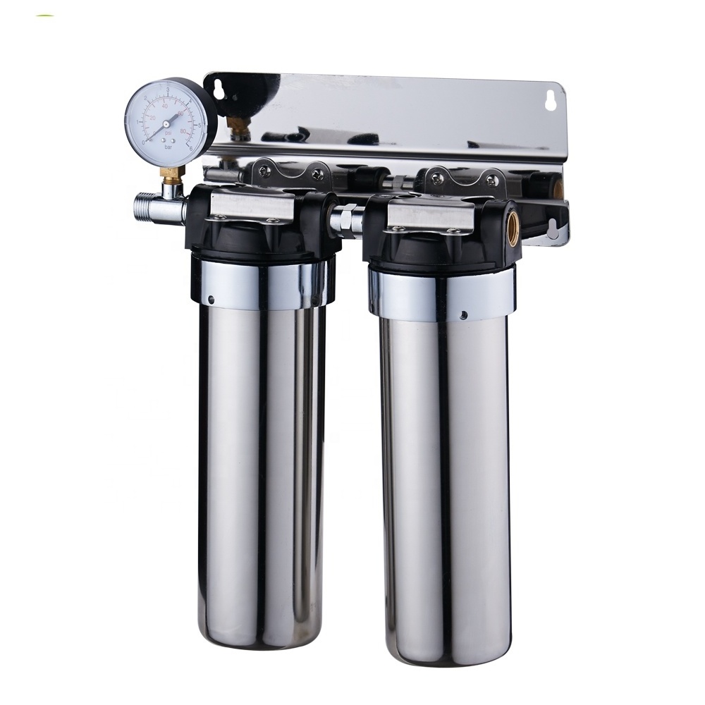 Water Filter Housing Stainless Steel 304 undersink  water filter cartridge housing for pre filter