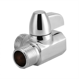 Brass Shower Arm Diverter Valve G1/2" T-Valve Adapter 3 Way Shower Diverter Valve Bathroom Attachment