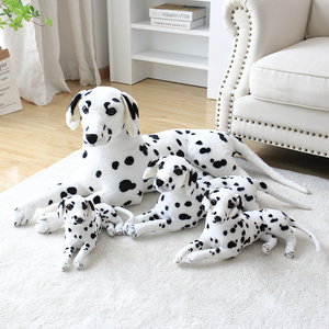 Wholesale Manufacturer Lifelike Dog Stuffed Animal Dalmatian Dog Simulation Plush Toys Soft Decoration For Home