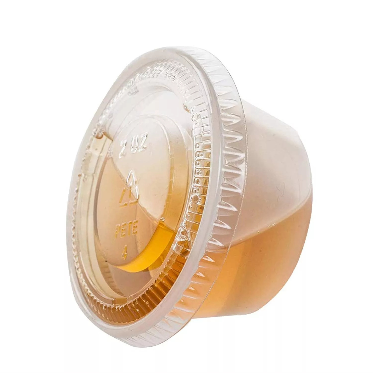 free sample cheap wholesale disposable transparent plastic pet pp take away portion dipping sauce cup with lid