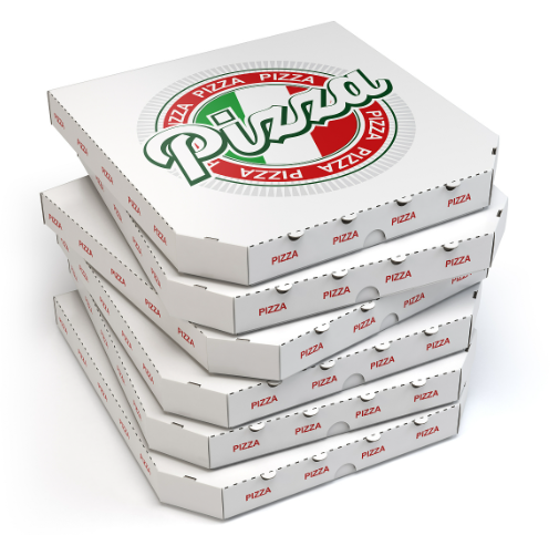 New hot custom pizza packing  box 8/10/12/16 inch polygonal thick corrugated pizza box