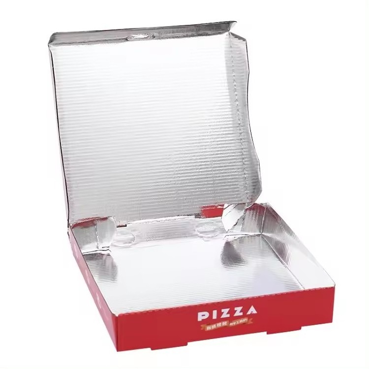 Custom Aluminum Foil Pizza Box Packaging Box For Pizza By Pizza Box Manufacturers