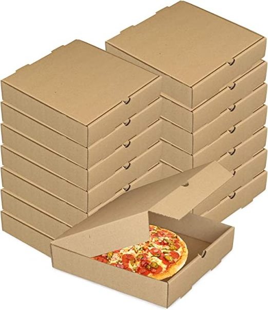 Design Folded Pizza Packed Paper Box Container For Sale In Different Size 7inch12inch