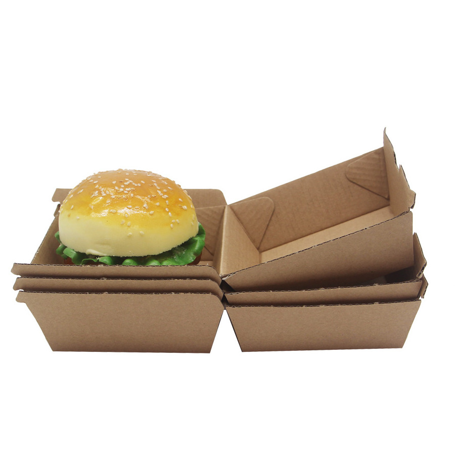 American hamburger  takeout Corrugated box Big MAC hamburger box Pineapple Pork chop box