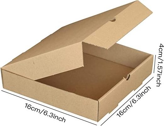 Design Folded Pizza Packed Paper Box Container For Sale In Different Size 7inch12inch