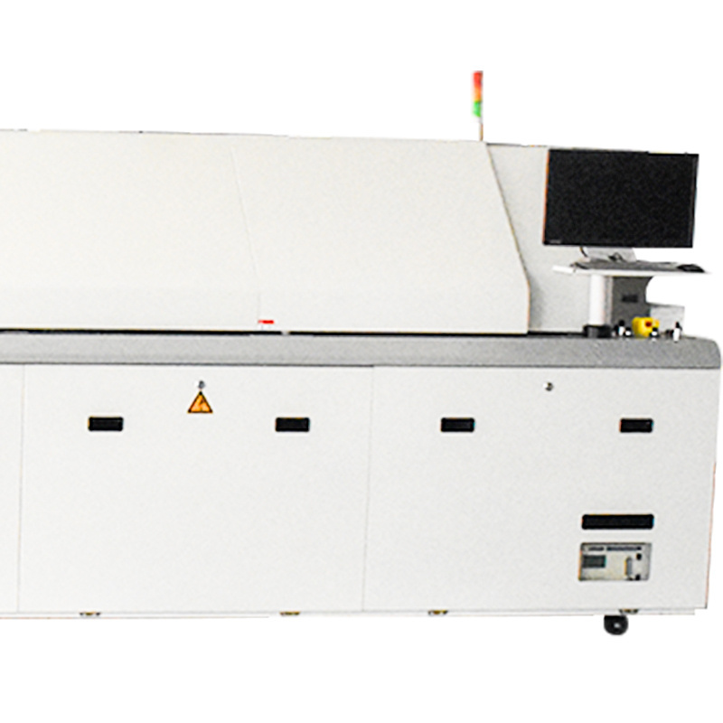 KTR-800 8Zones Reflow Oven For SMT Production Line small reflow oven Smd Automatic Soldering Machine Selective Solder Oven