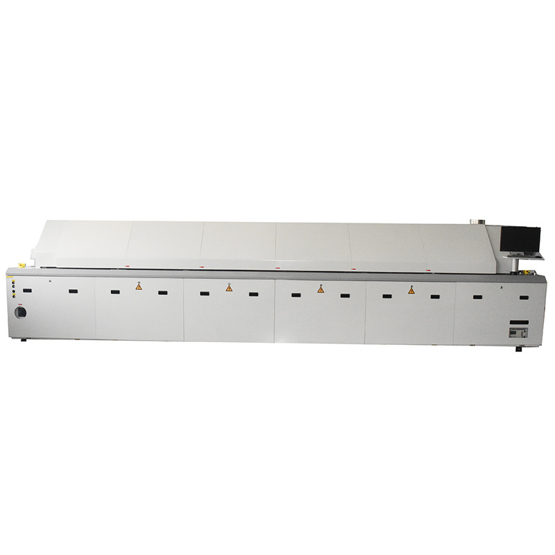 KTR-800 8Zones Reflow Oven For SMT Production Line small reflow oven Smd Automatic Soldering Machine Selective Solder Oven