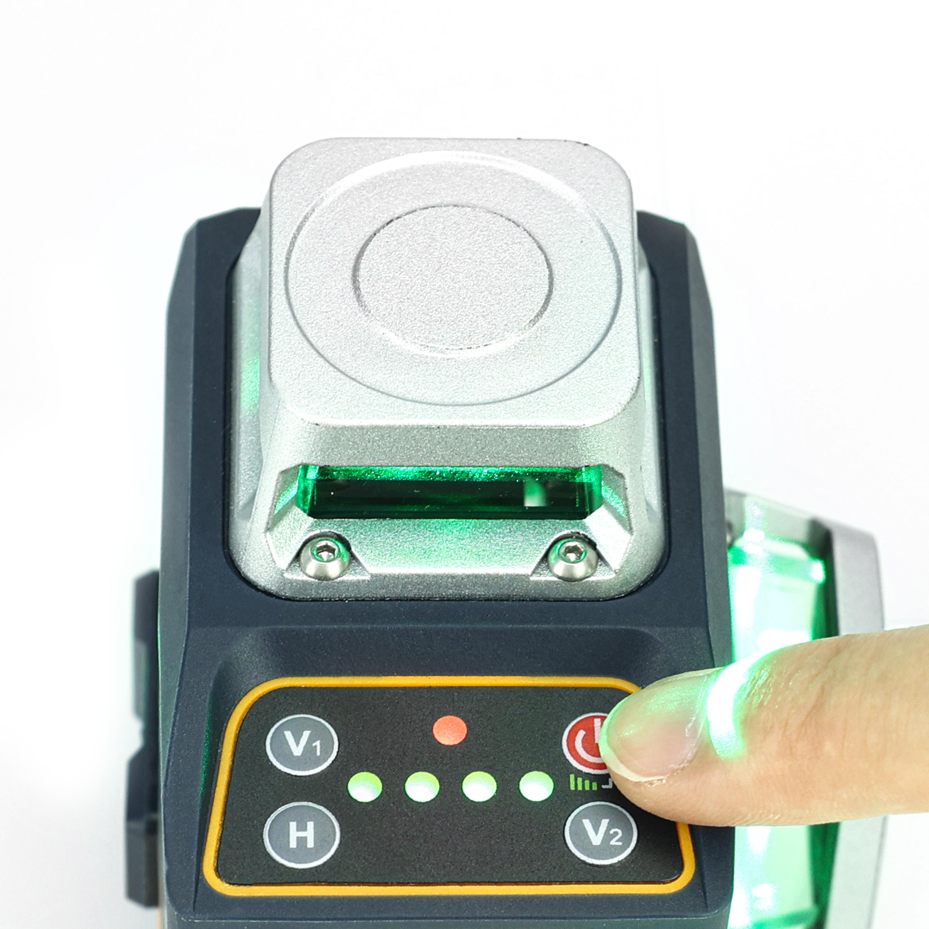 CIGMAN 12 Lines 3D Lazer Level Machine Green Beam 360 Degree Tool Self-Leveling Laser Level with Bracket