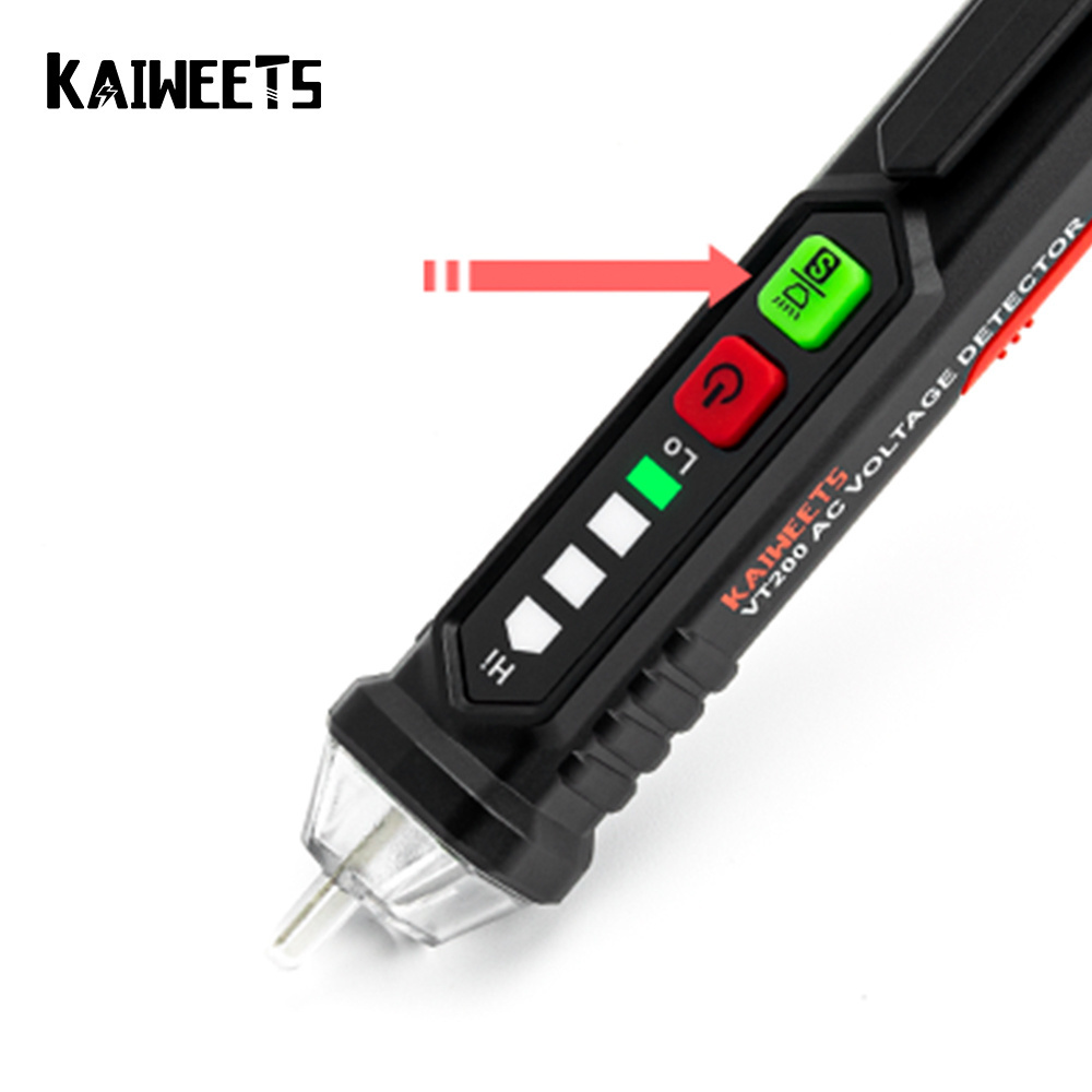 AC Non-Contact Voltage Tester  LCD screen Electric Voltage Test Pen 12-1000V Detector Tester Pencil Wide range measurement