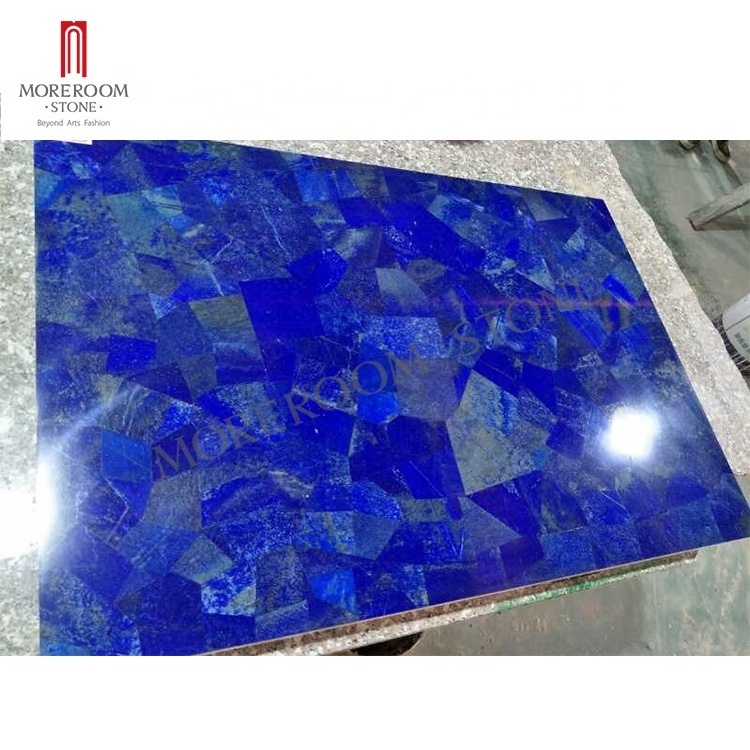 Blue lapis marble lapis lazuli slab vanity top countertop de cor