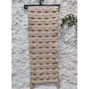 Tabletop Table Runner 40x100 cm Beige Macrame Table Runner for  Runner for Centre Dining Table